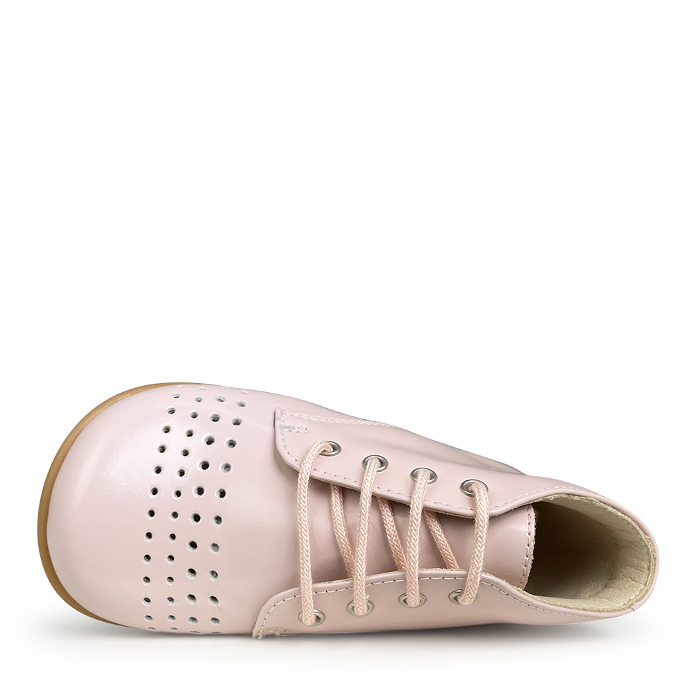 Lace-up shoe soft pink