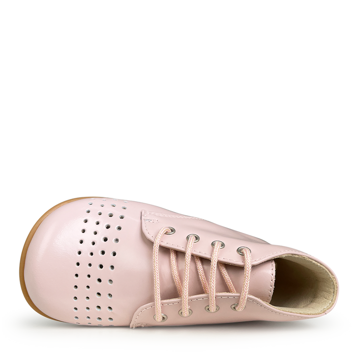 Lace-up shoe soft pink