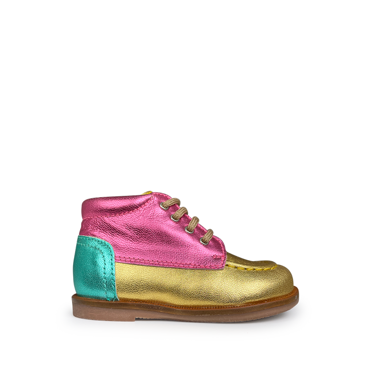 Lace-up shoe multicolor