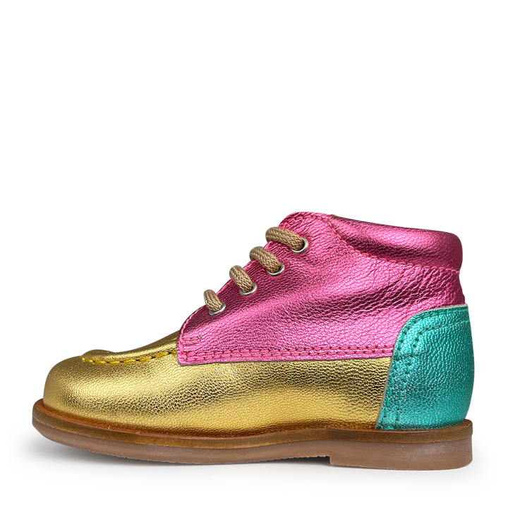 Lace-up shoe multicolor