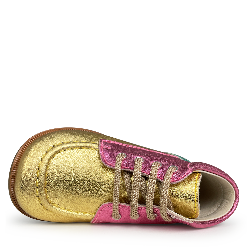 Lace-up shoe multicolor