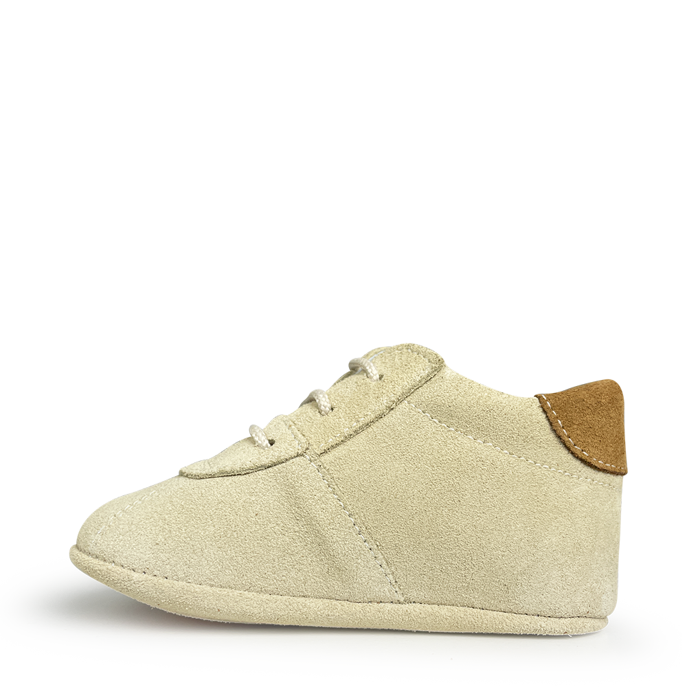 Baby slipper beige / cognac