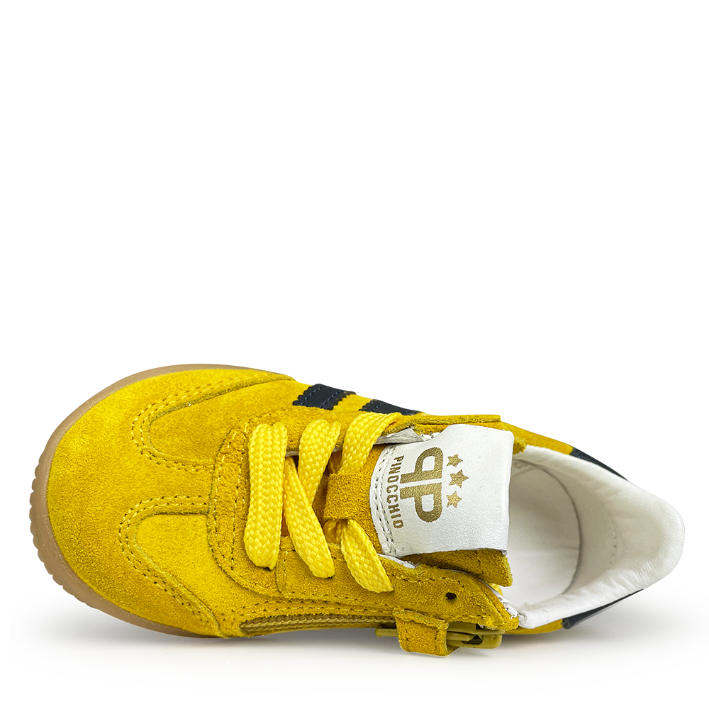 Ochre suede sneaker