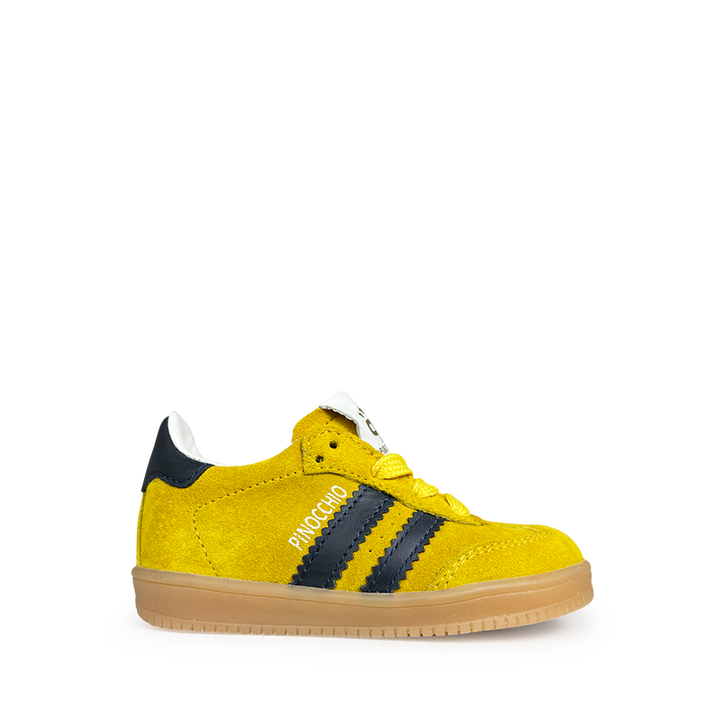 Ochre suede sneaker