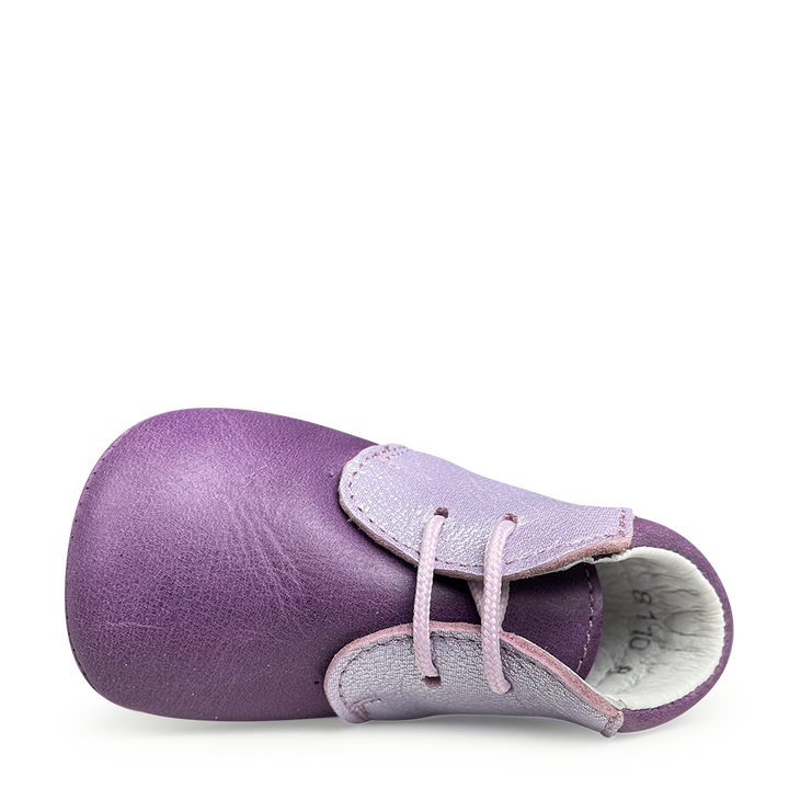 Baby slipper in purple