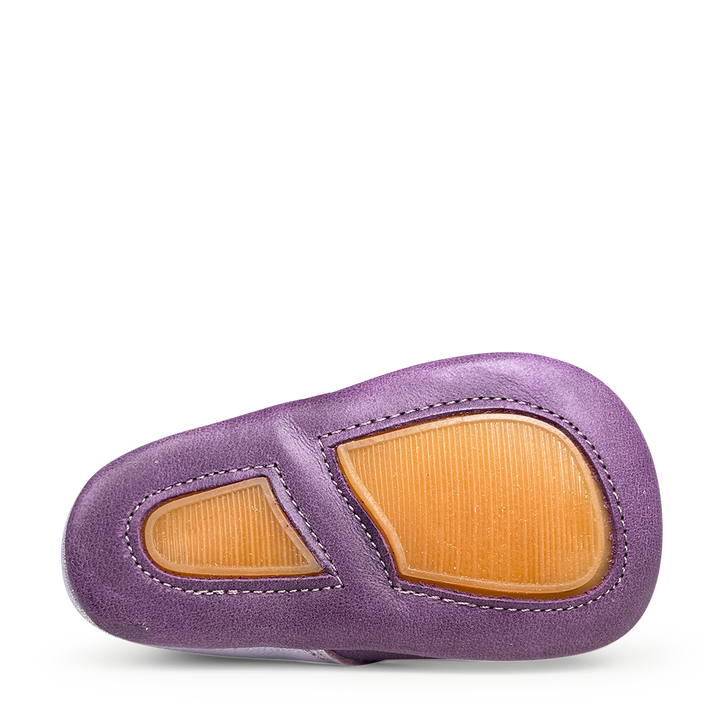 Baby slipper in purple