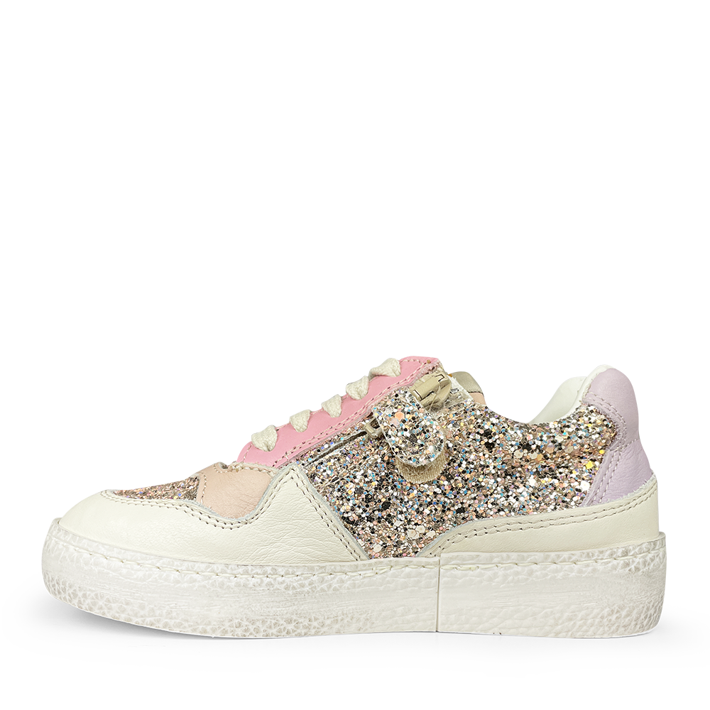 Sneaker roze glitter