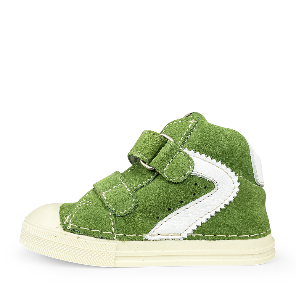 Sneaker groen wit