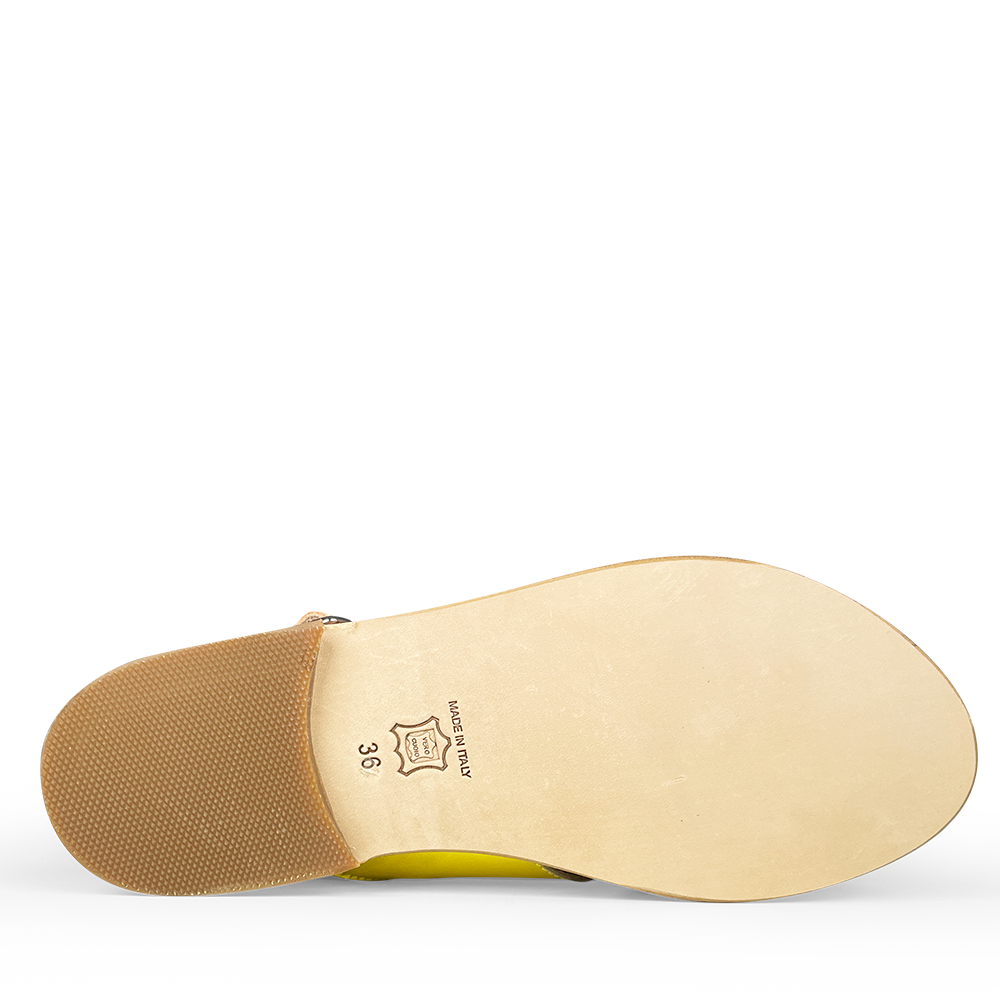 Sandal cognac / gold