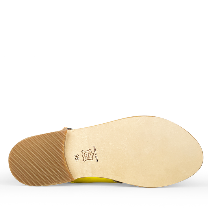 Sandal cognac / gold