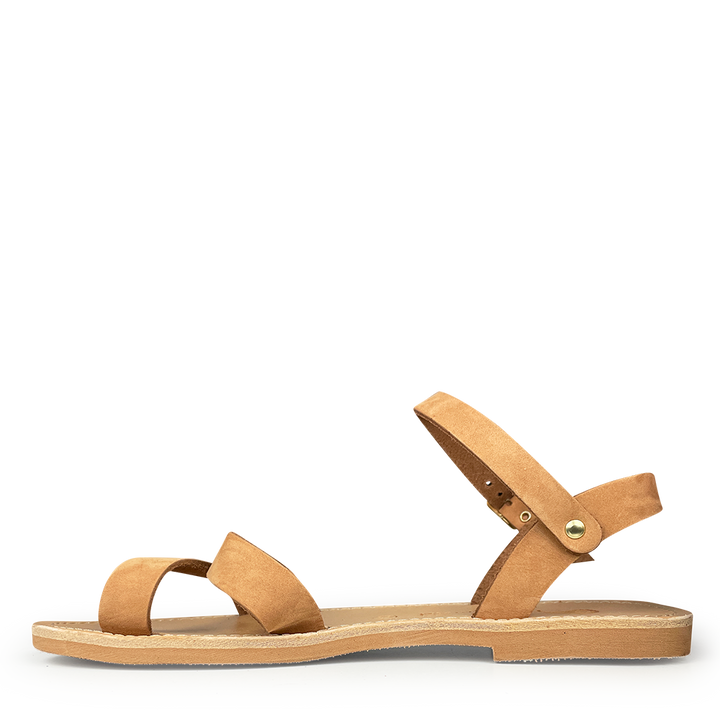 Brown leather sandal