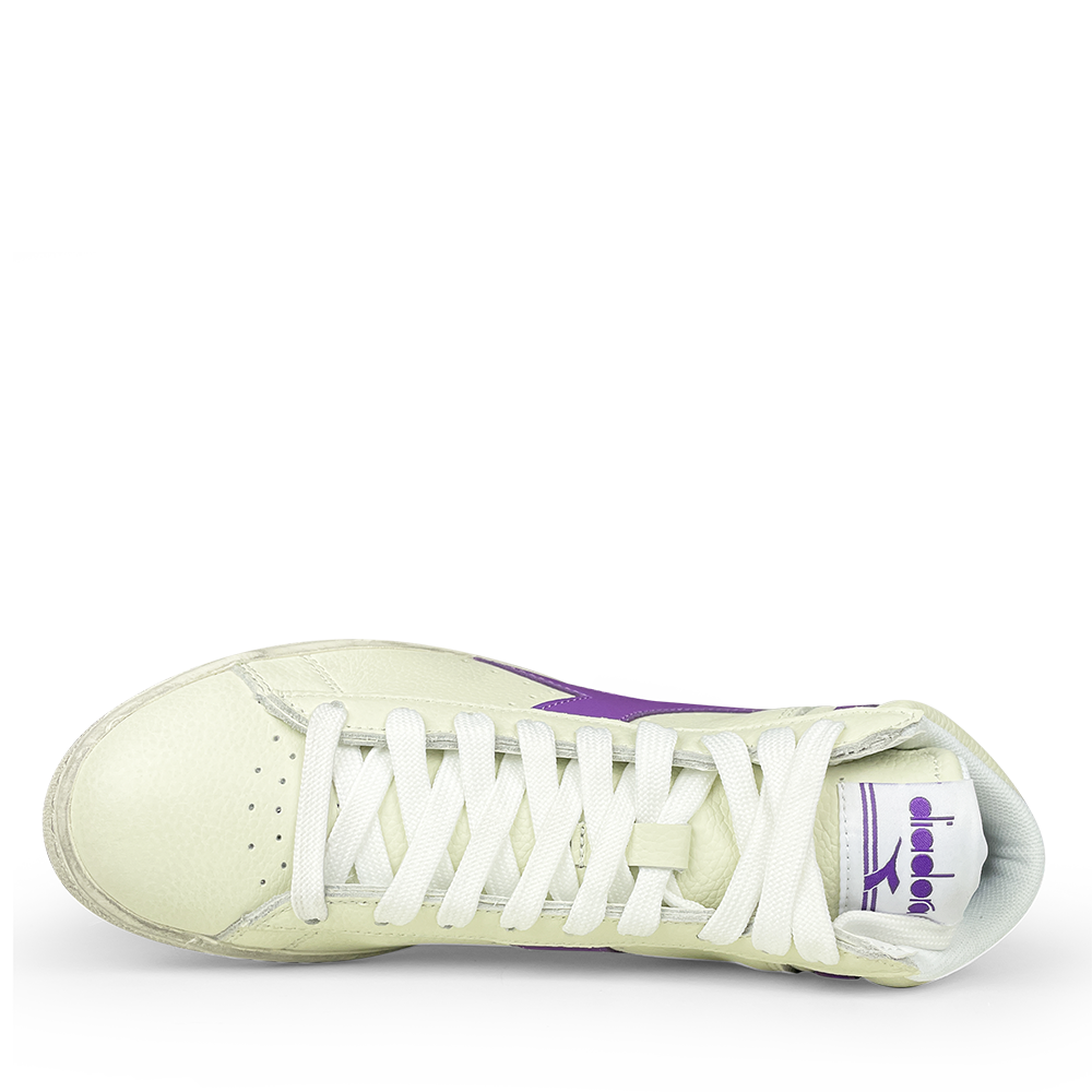 Sneaker white / purple