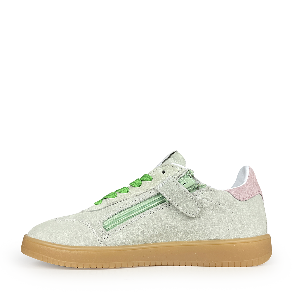 Sneaker green / pink