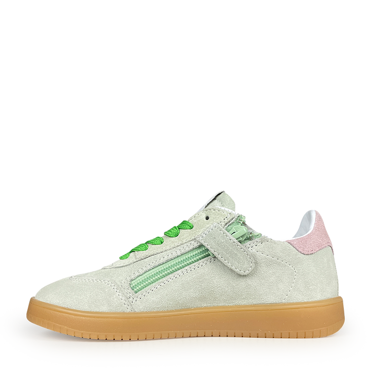 Sneaker green / pink