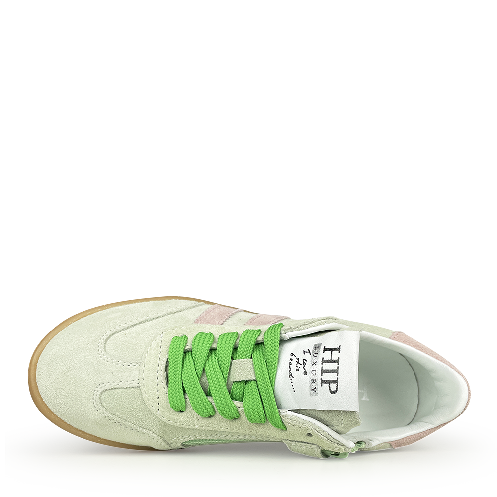 Sneaker groen / roze