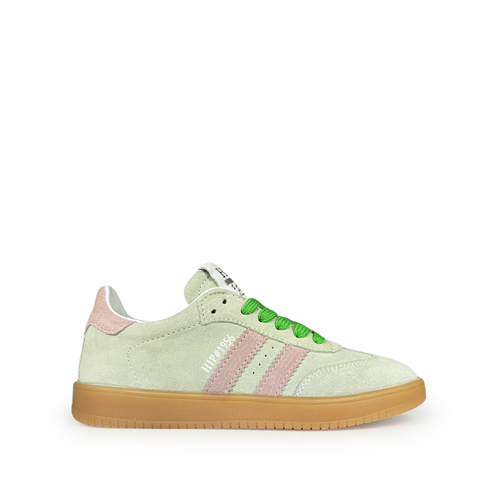 Sneaker green / pink