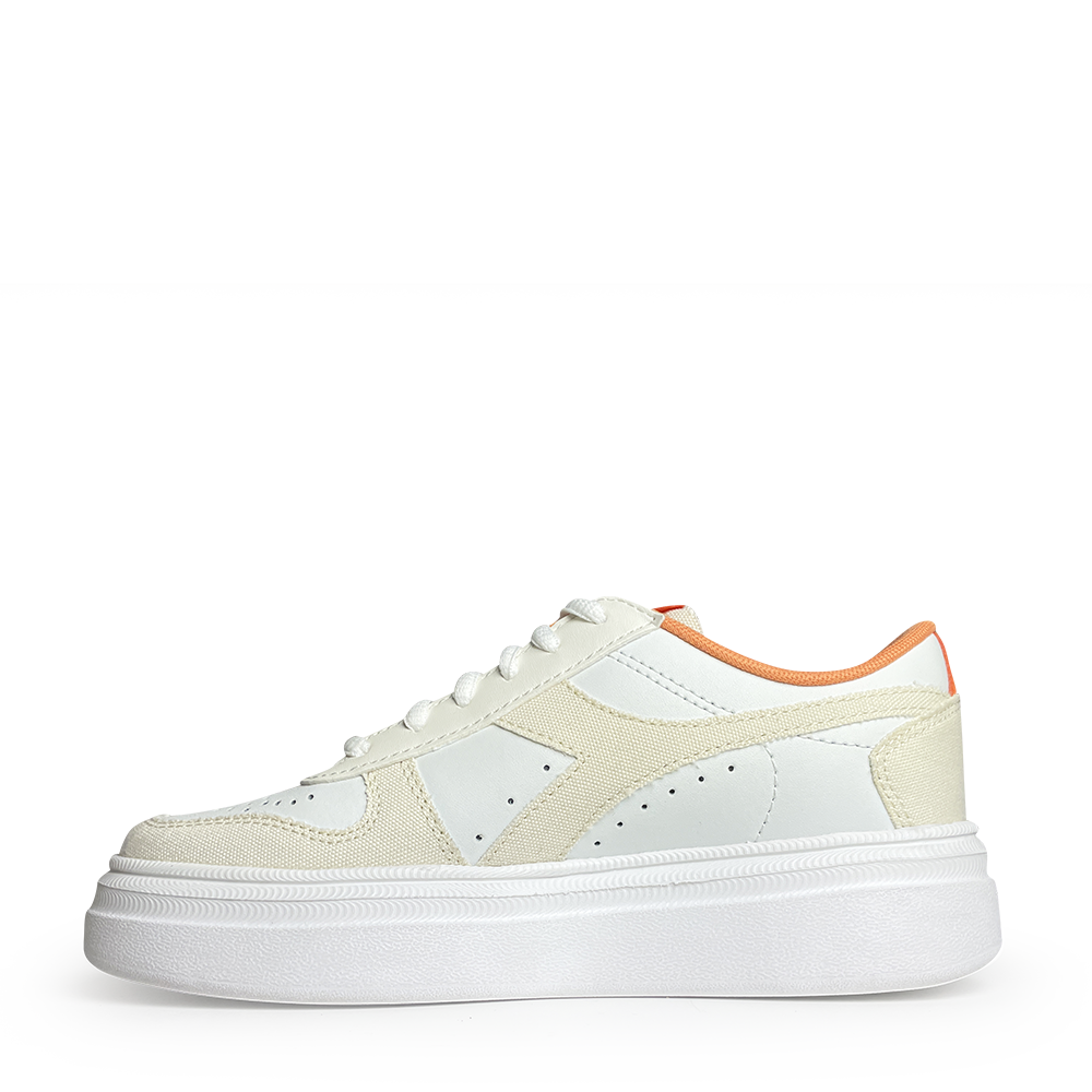 Sneaker white / orange