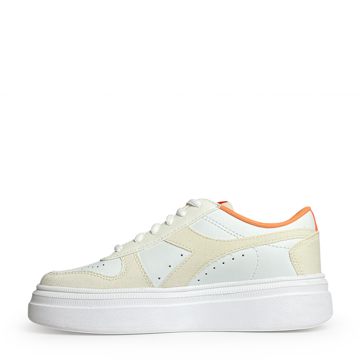 Sneaker white / orange