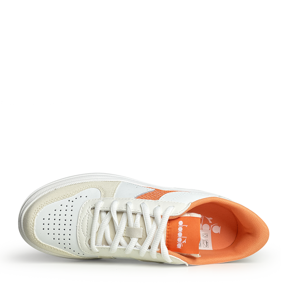 Sneaker white / orange