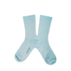 Shiny blue socks with silver speckles - Glacier