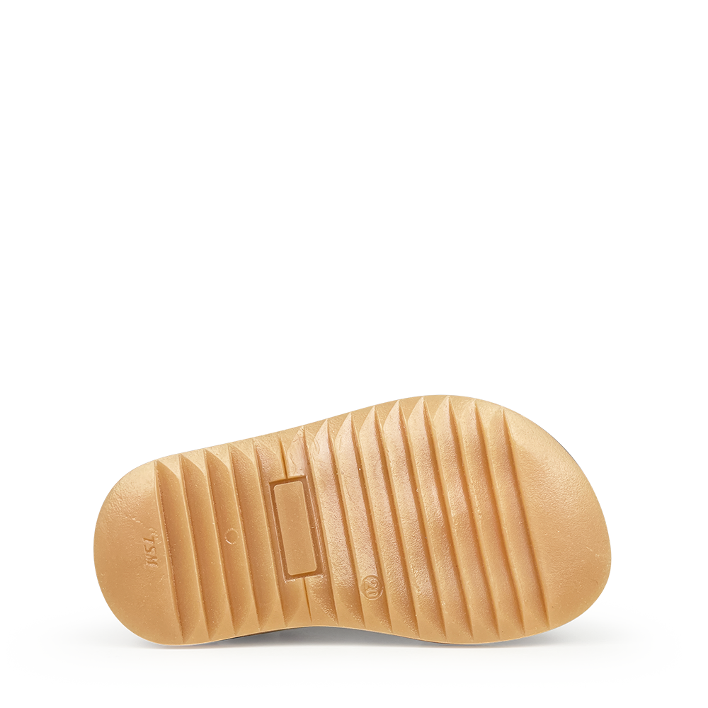 Smooth leather closed sandal