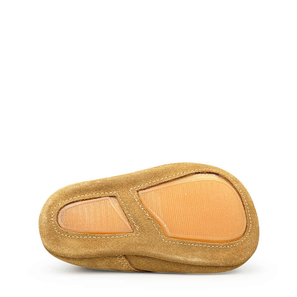 Baby slippers camel