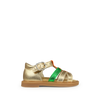 Sandaal goud / multicolor