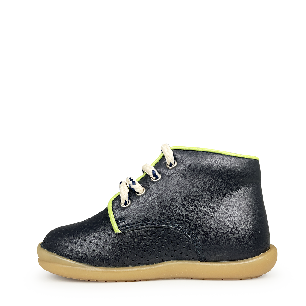 Lace-up shoe navy