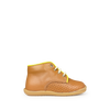 Lace-up shoe camel