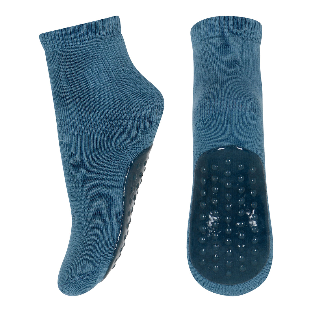 Anti-slip sokken blauw