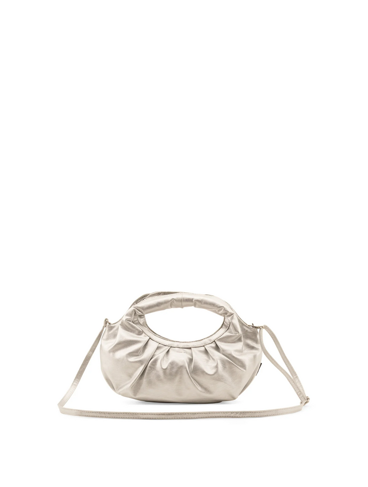 Denis Puffy Baguette bag - Silvery