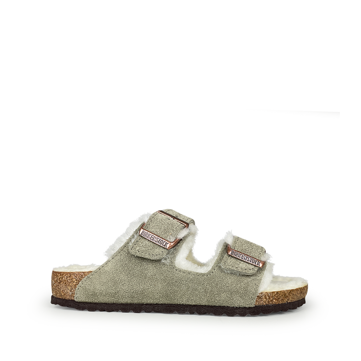 Slipper taupe / wool