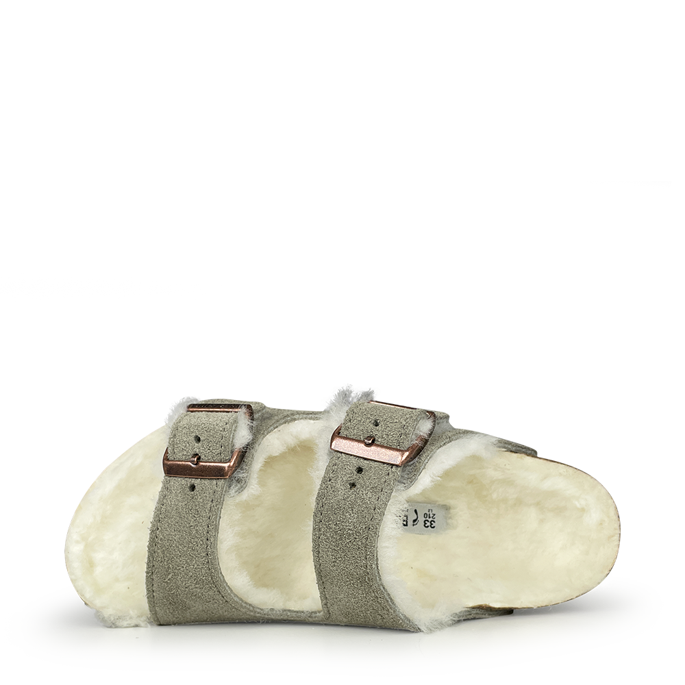 Slipper taupe / wool