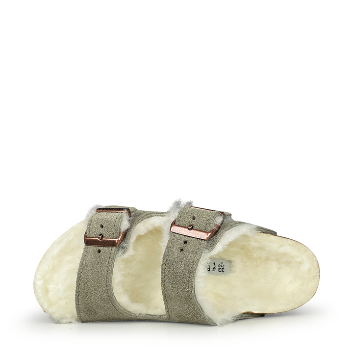 Slipper taupe / wool