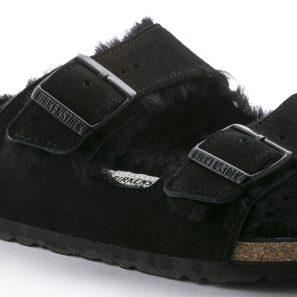 Slipper black / wool