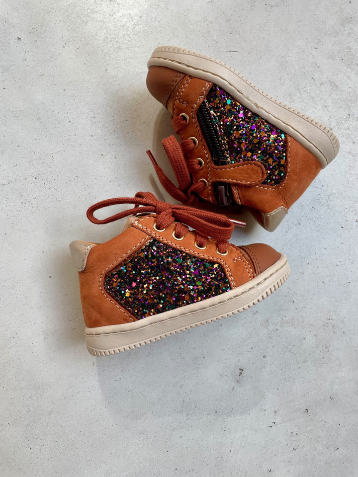 Sneaker multicolor glitter