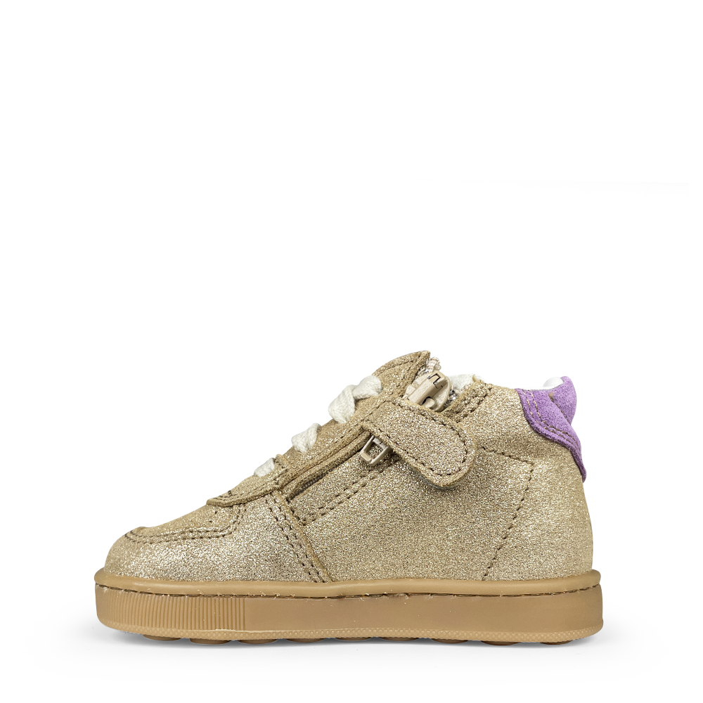 Sneaker goud / paars