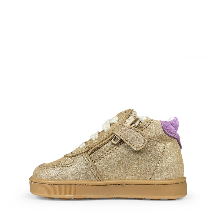 Sneaker goud / paars