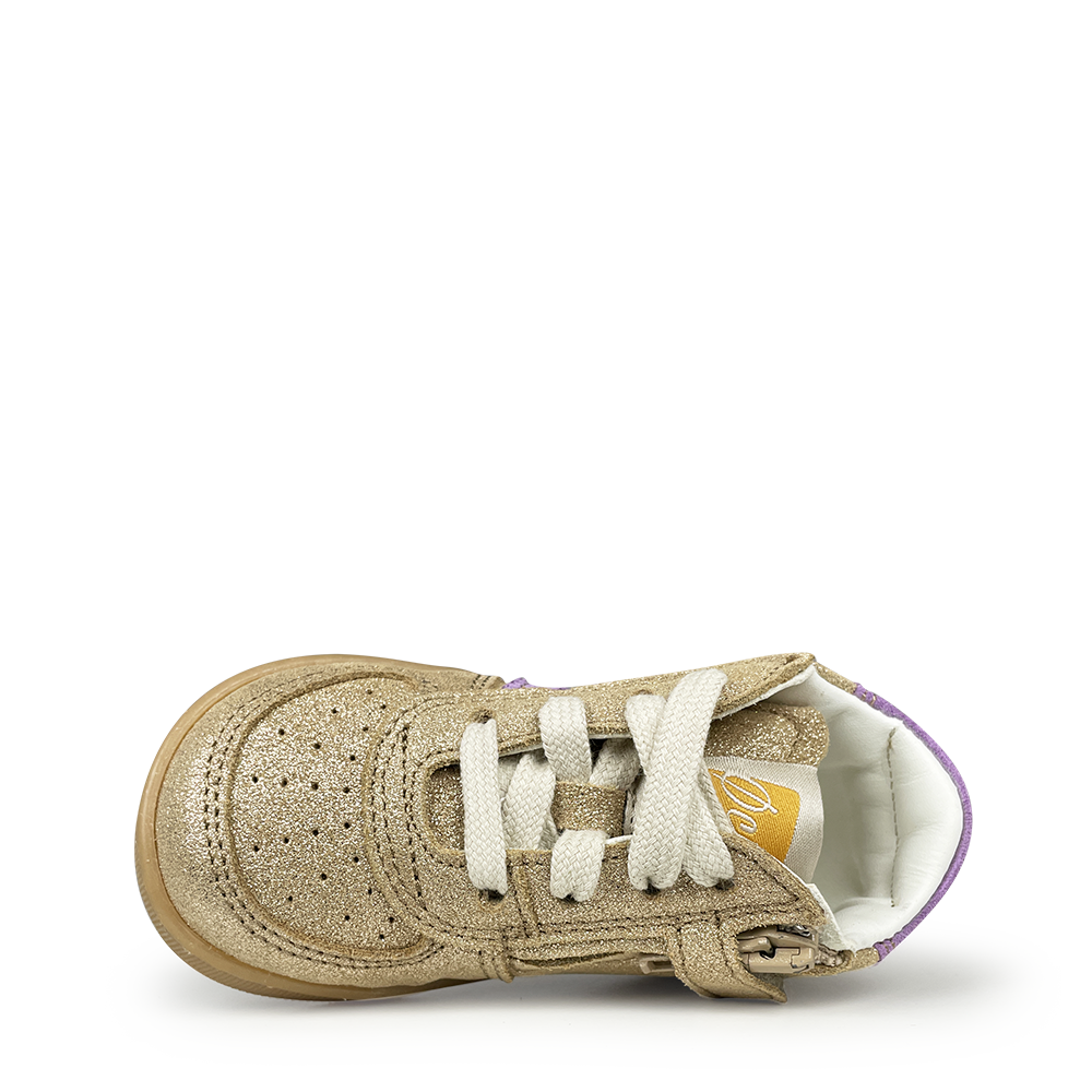 Sneaker goud / paars