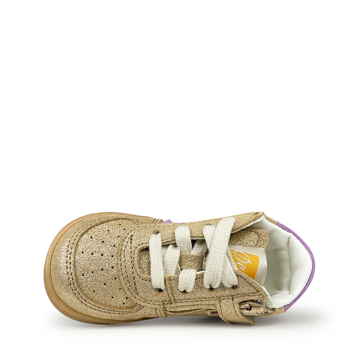 Sneaker goud / paars