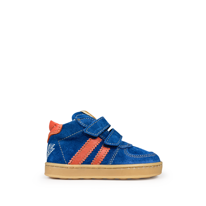 Sneaker blauw / oranje