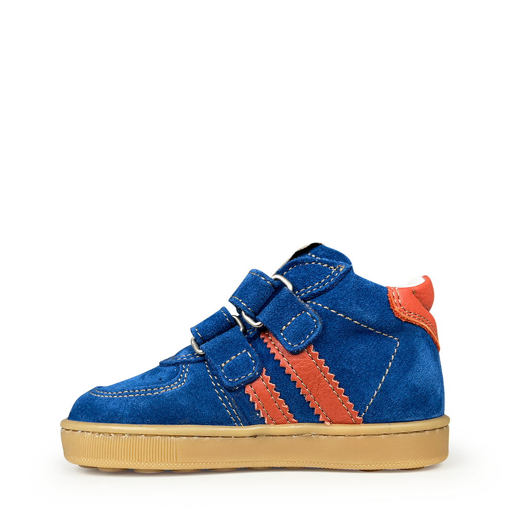 Sneaker blauw / oranje