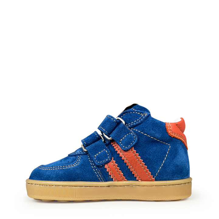 Sneaker blauw / oranje