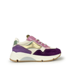 Sneaker purple / gold