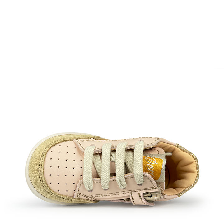 Sneaker pink / gold