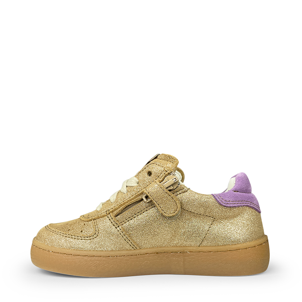 Sneaker goud / paars