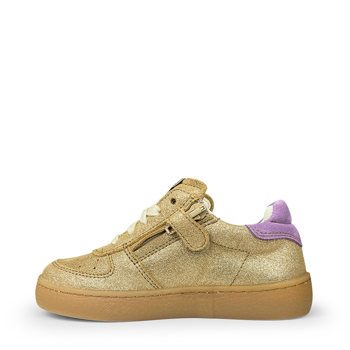 Sneaker goud / paars