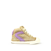 Sneaker gold / purple