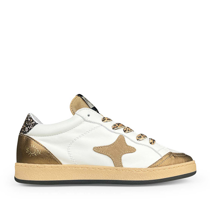 Sneaker wit / goud