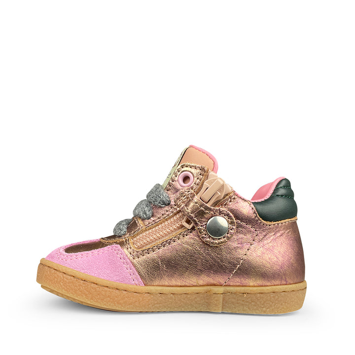 Roze metallic sneaker